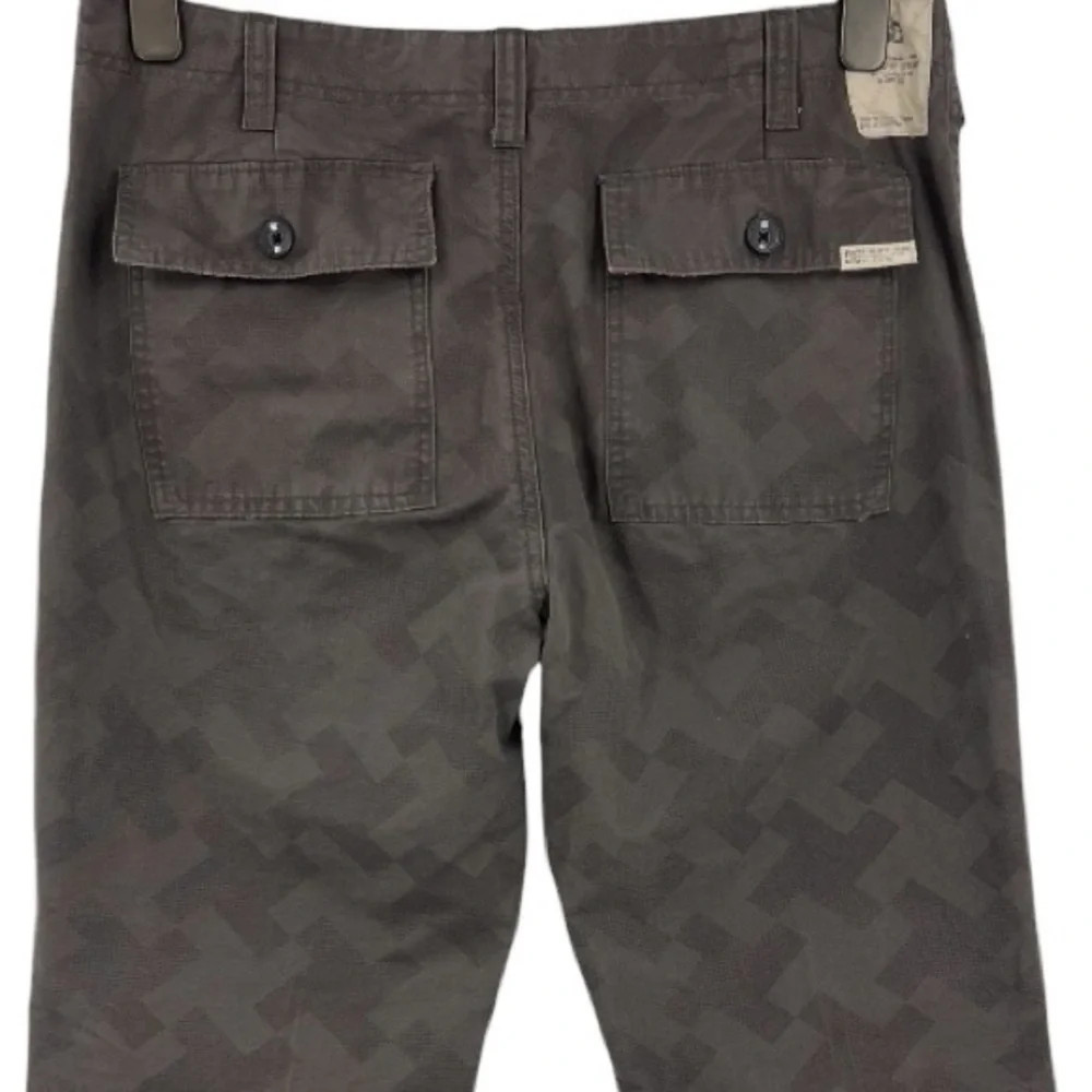 KEY US Men’s Graphite Rip Stop Double Knee Dungaree Straight Work Pants